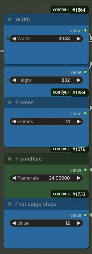 Video input settings