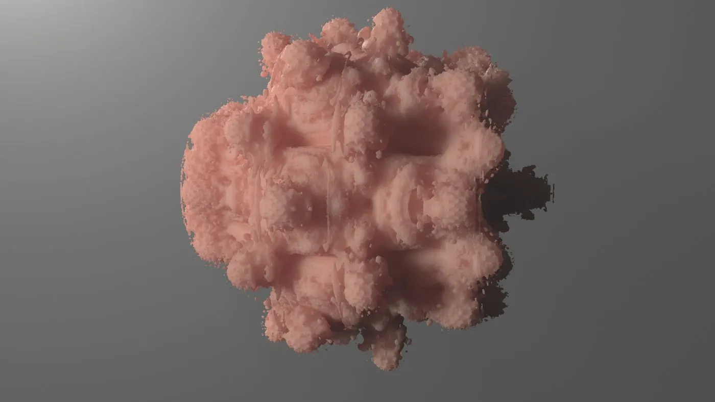 Mandelbulb, octave 4