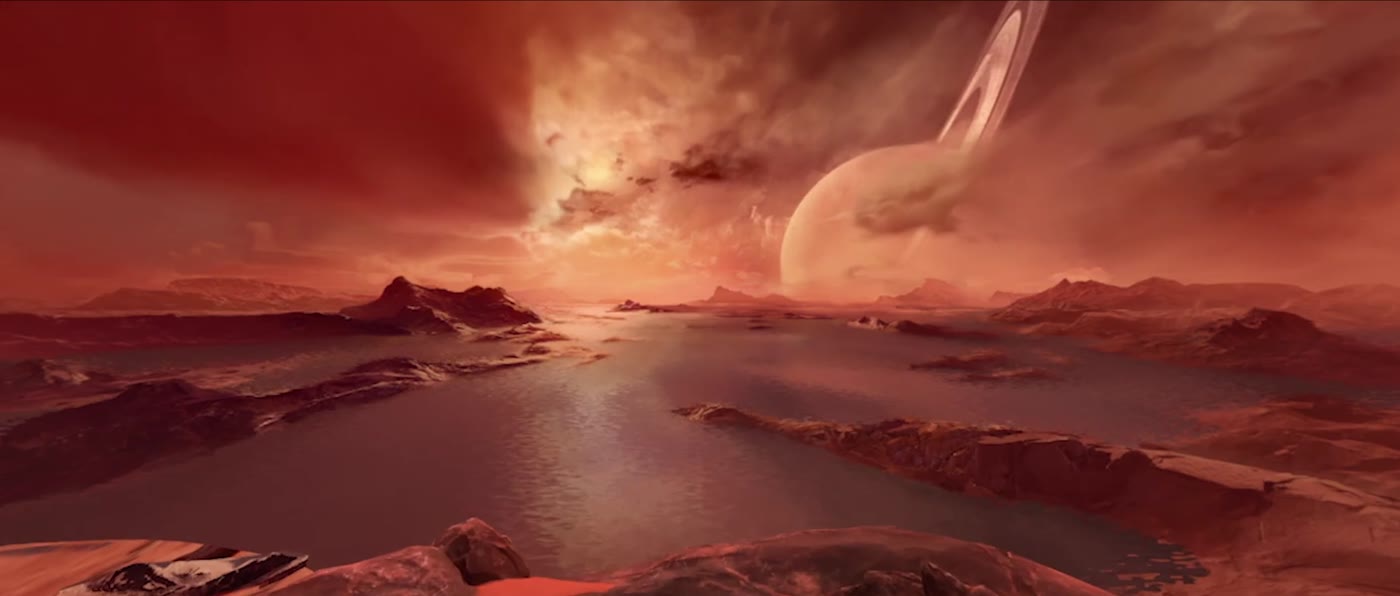 Planète rouge aux anneaux, plan tiré d’ASTRA